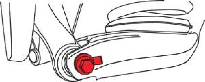 Kia Sedona Camber Kit - Rear - SPC Performance - Patented Camber Bolt - `06-`13